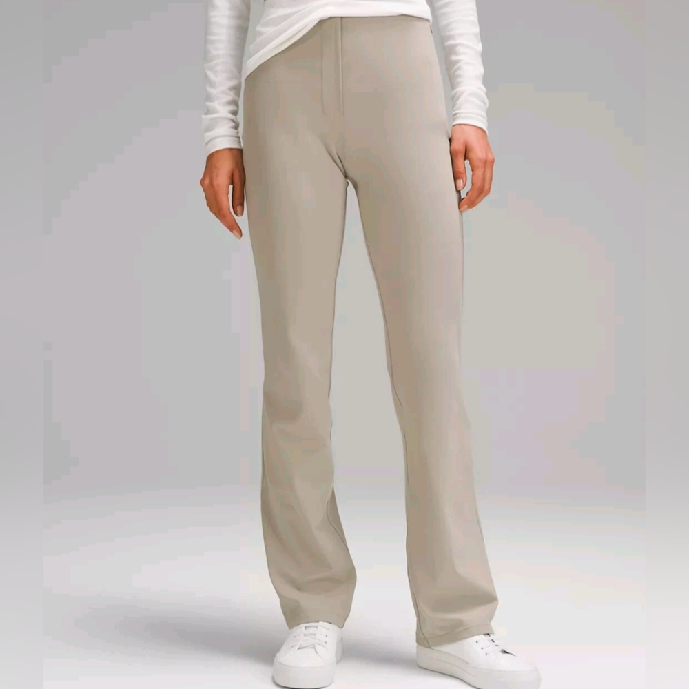 Lululemon Smooth Fit Pull On High Rise Pant 32" size 8 Riverstone